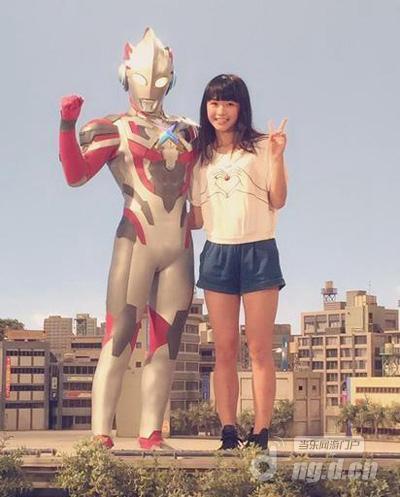 日本最新美美女"300万光年少女"出演奥特曼ps美女头发素材图片图片